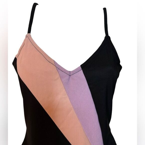 NWT Lovers + Friends Color Block Thong Bodysuitt - Picture 3 of 8